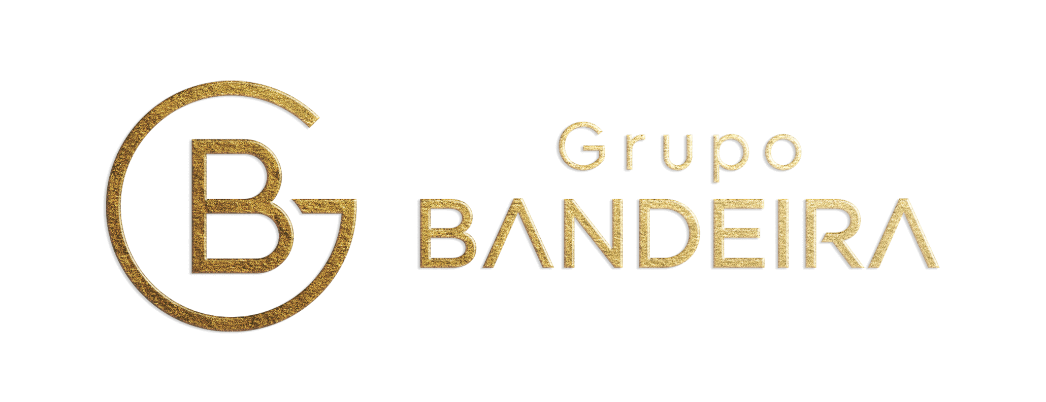 Logo Grupo Bandeira dourado